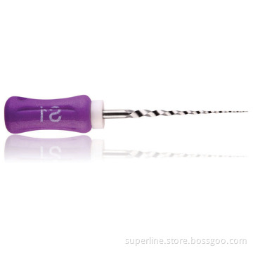 Niti Hand Use Superfiles Root Canal Instruments Approved by CE